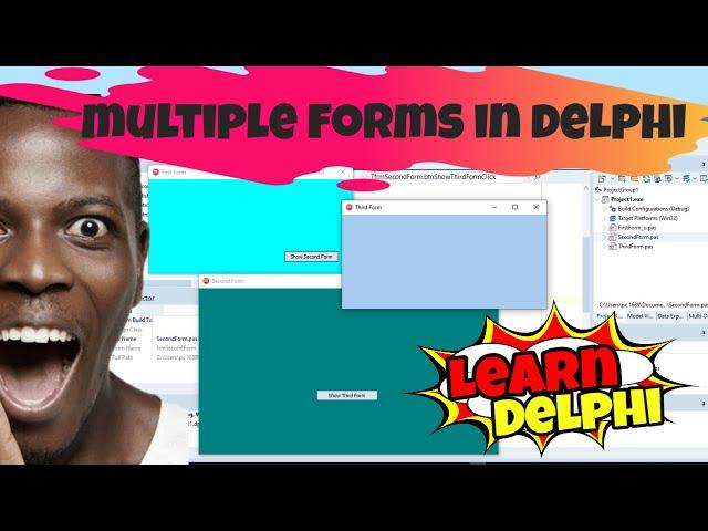 Learn Delphi Programming | Unit 5.2 | Working with Multiple Forms In a Delphi Project