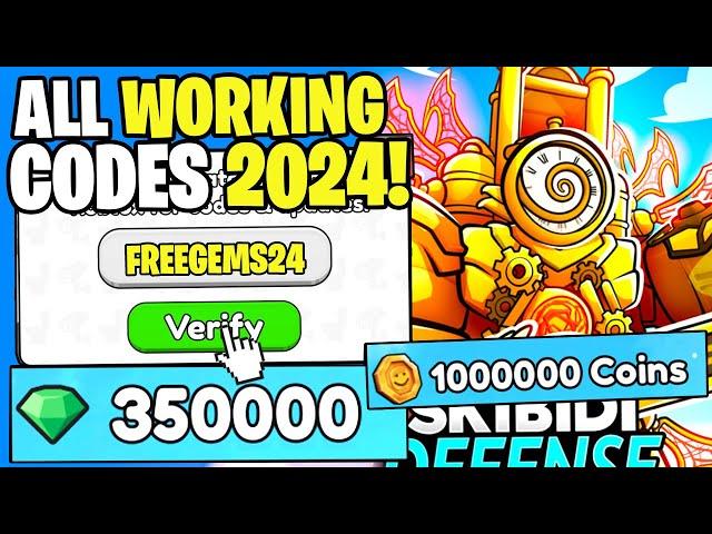 *NEW* ALL WORKING CODES FOR SKIBIDI TOWER DEFENSE IN 2024 APRIL! ROBLOX SKIBIDI TOWER DEFENSE CODES
