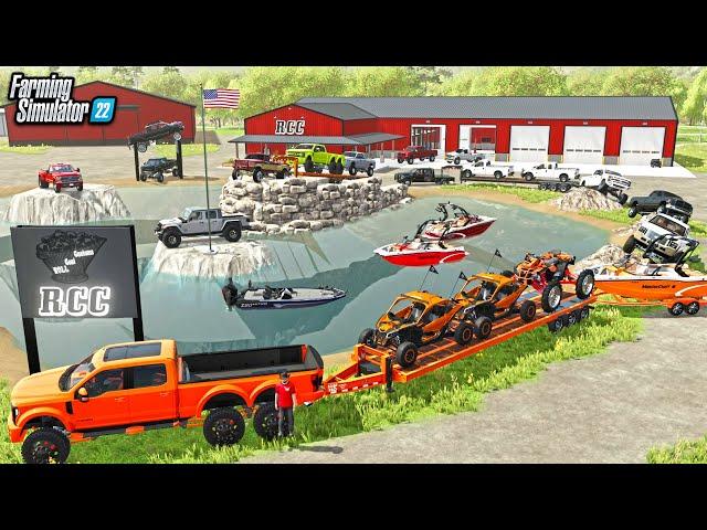 BUILDING A $5,000,000 RCC TRUCK DEALERSHIP! (BIGGEST TRUCK DEALER YET) | FS22