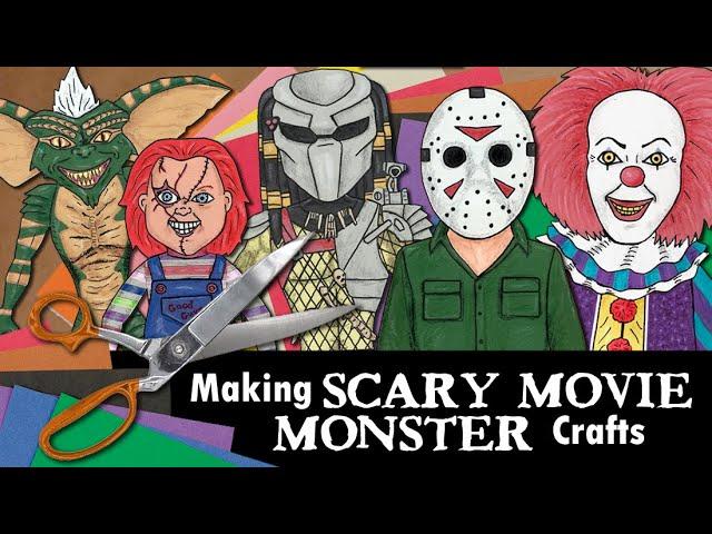 How To Make Movie Monsters (Chucky, Jason, It, Gremlins, Predator) - Best Of Rickey Does It Crafts