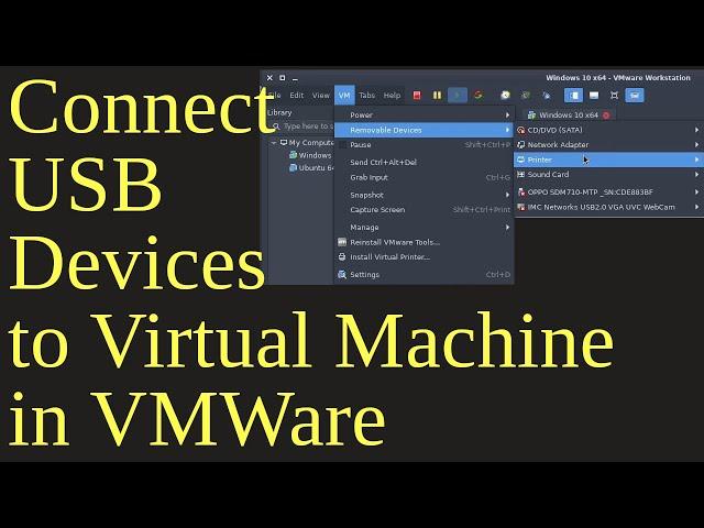 Problem connecting USB device to Guest OS - VMware | Using USB Devices in a Virtual Machine - VMware