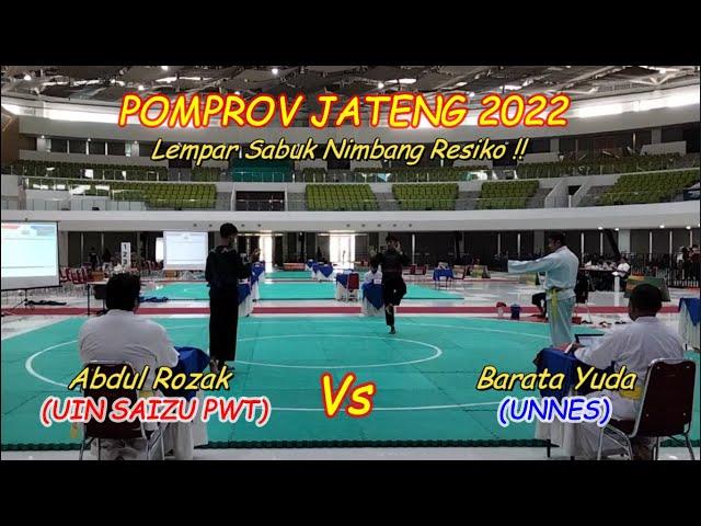 Oficial sampai lempar sabuk !! Abdul R(UIN PWT) Vs Barata Yuda(UNNES) POMPROV Jateng 2022 Kelas C Pa