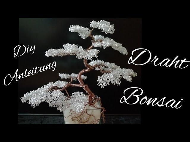 Bonsai Baum aus Draht basteln/ Anleitung Lebensbaum/ Drahtbaum selber machen (auf Deutsch)