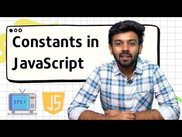 Constants in Java Script | JS for Beginners - 7 | code io - Tamil