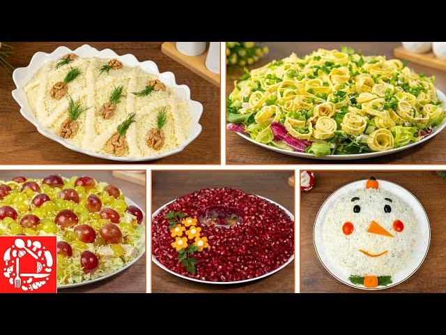 5 Salads for New Year 2024! The most beautiful and delicious salads for the festive table