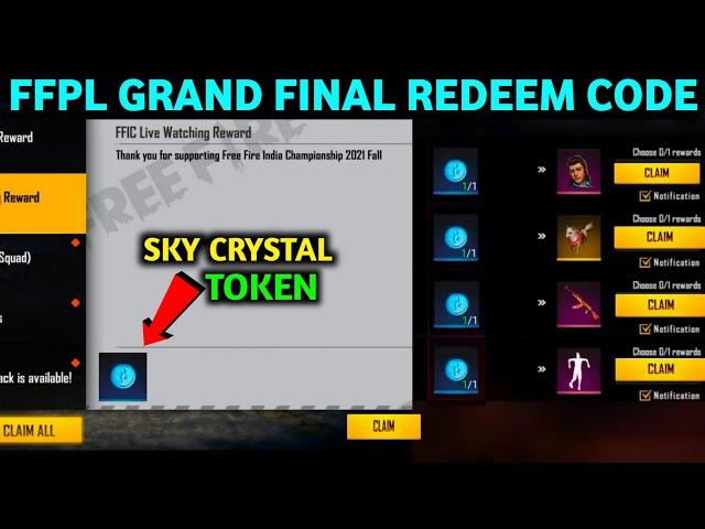 SKY CRYSTAL REDEEM CODE | FFPL REDEEM CODE | 30 JANUARY REDEEM CODE | FREE FIRE TODAY REDEEM CODE |