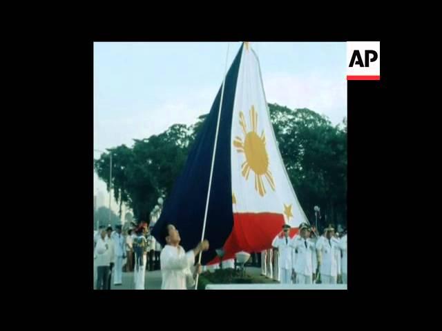 SYND 13 6 77 PRESIDENT MARCOS LEADS INDEPENDENCE CELEBRATIONS