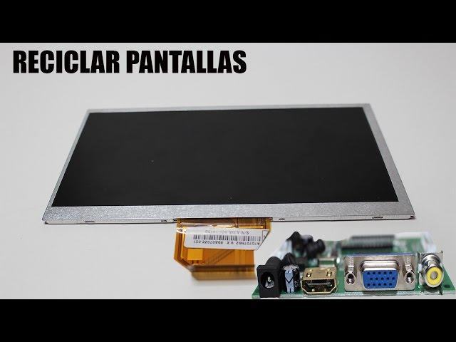 COMO RECICLAR PANTALLA DE TABLET ESTROPEADA