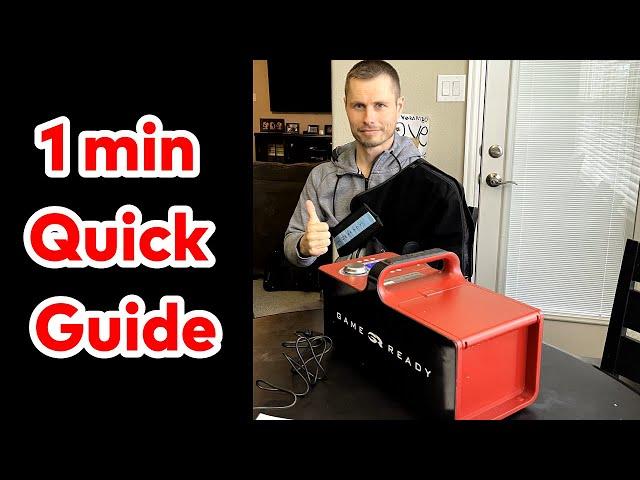 Game Ready Quick Guide | How to use the Game Ready Ice machine 1 min quick start