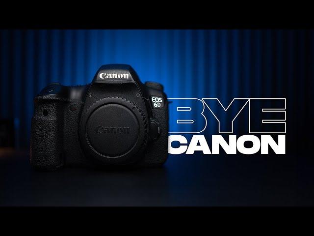 BYE CANON, HELLO SONY