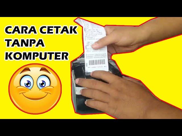 Cara Manual Print /  Test Print di Printer Termal mini pos