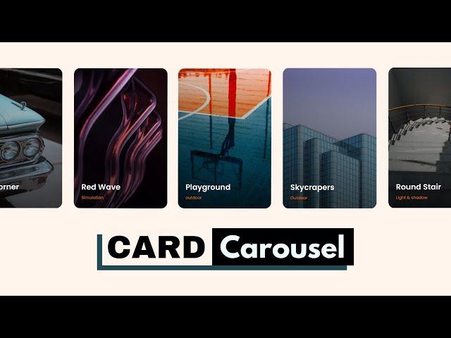 Create an Image Box Card Carousel with Text Overlay in WordPress with Elementor | Portfolio Slider