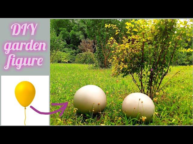 Супер идея! Садовые фигуры своими руками. Гипсовые шары для сада. DIY Garden figures.