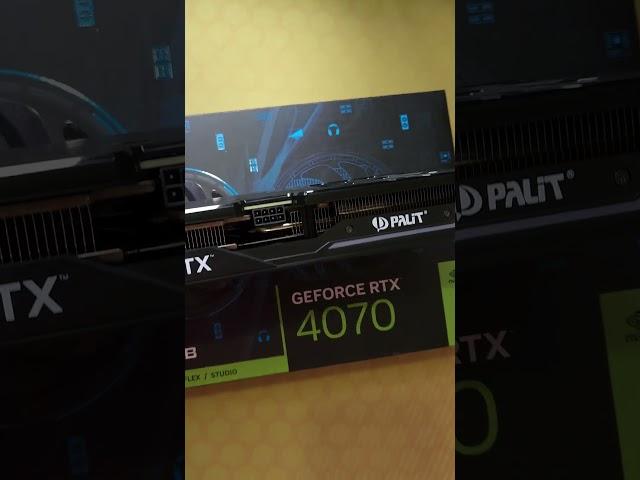 Видеокарта Palit RTX 4070 DUAL OC 12Gb ! #сборкапк #intel #каксобратьпк #nvidia #пкдляигр