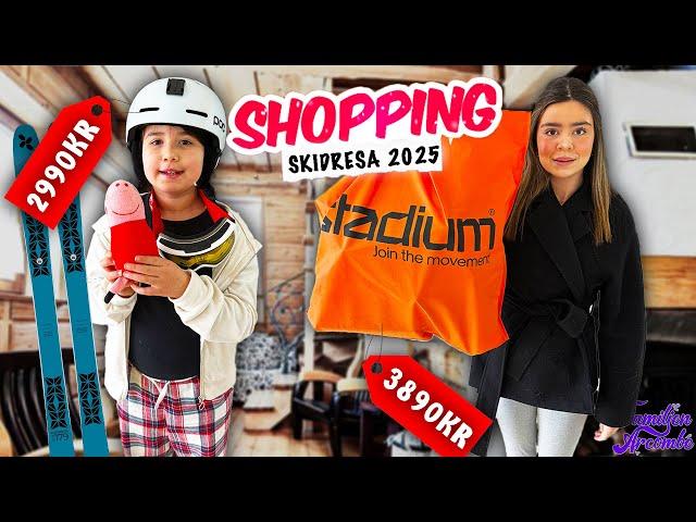 SKIDRESAN 2025 - SHOPPING INFÖR RESAN -  Bella startar YOUTUBE | VLOGG