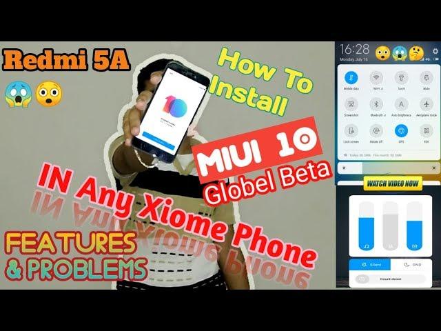 How To Install Miui 10 (Globel Beta) in Any Xiome Devices | Miui 10 Redmi 5a | In Hindi By Rk's Tech