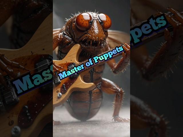 Cockroaches Rock 'Master of Puppets' by Metallica!  Bug Muzak Cover!