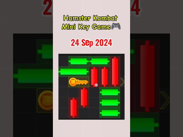 [24.Sep.2024]⭐️ Hamster Kombat Mini Key Game ️ Today Cipher Key #hamsterkombat #games #coin #key