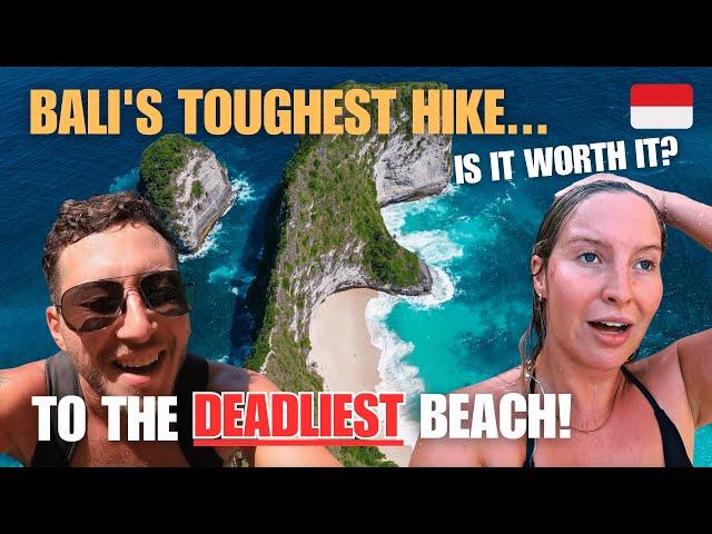 Bali's toughest trek down to one of the most dangerous beaches 