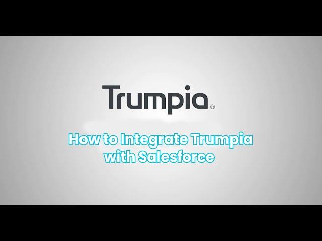 Salesforce Integration with Trumpia | SMS Marketing Software | SMS Integration