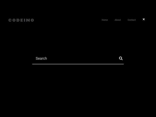 Full Screen Search Box using  HTML CSS & JavaScript | Coding With Mido