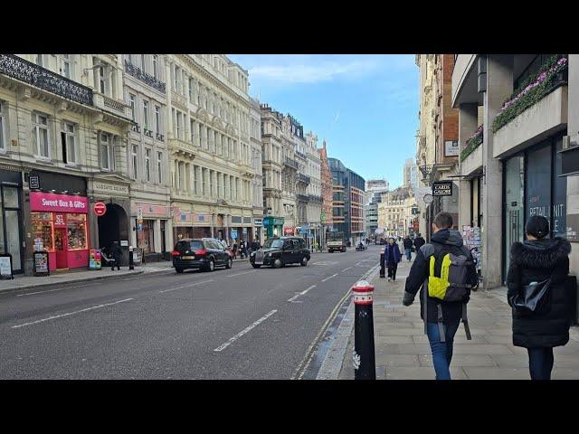 London City Tour 2024 | 4K HDR Virtual Walking Tour around London Bridge, St. Paul's