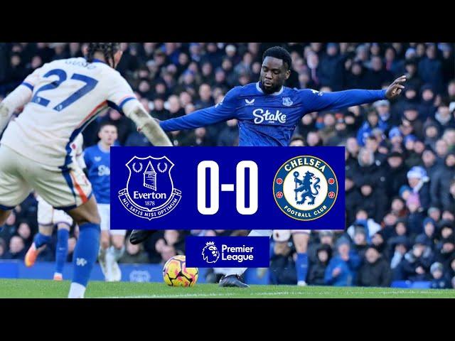 EVERTON 0-0 CHELSEA: Premier League highlights