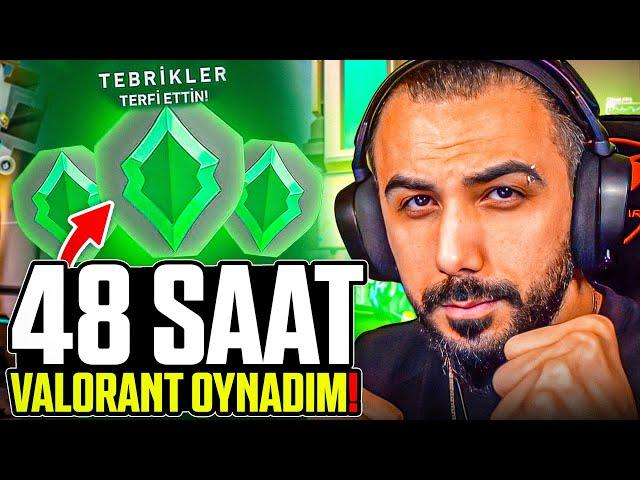 2 GÜN BOYUNCA VALORANT OYNADIM! YÜCELİK OLDUM | Barış Can