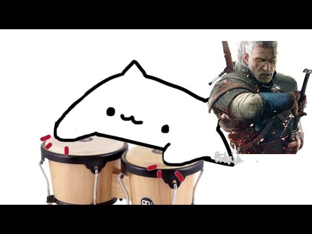 Bongo Cat plays Witcher 3 soundtrack