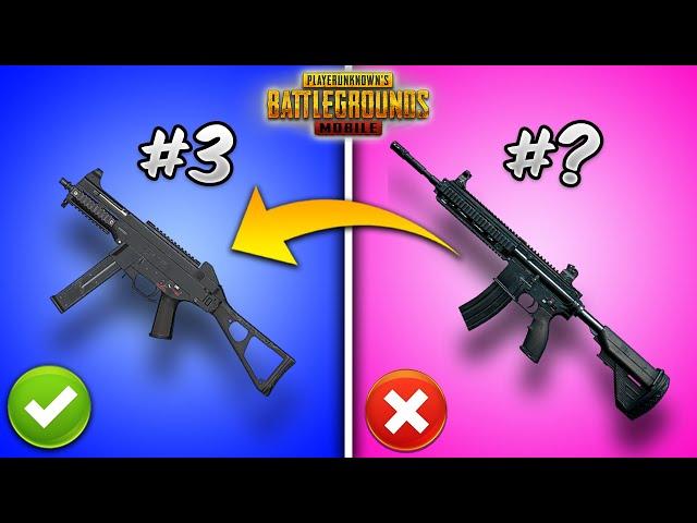 Top 10 Best Guns/Weapons in PUBG Mobile & BGMI (2022) New Tips and Tricks Guide/Tutorial