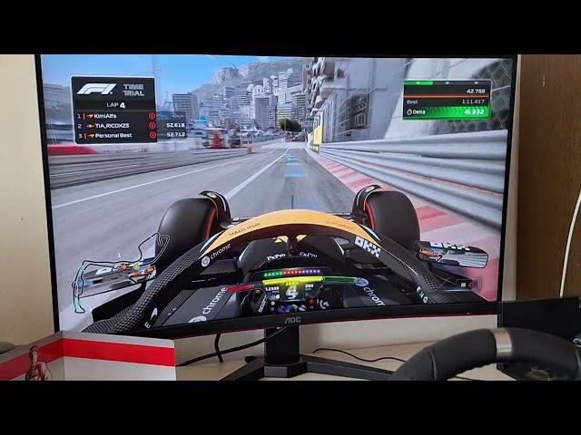 F1 23 MONACO HOTLAP - [ 1:10.513 ] Logitech G29 4K