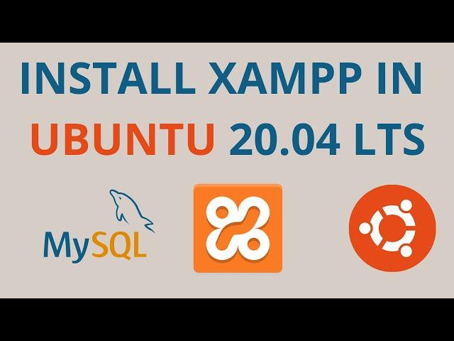 Install xampp on Ubuntu 22.04LTs/ 20.04 LTS (Linux) to run MySql , Create database