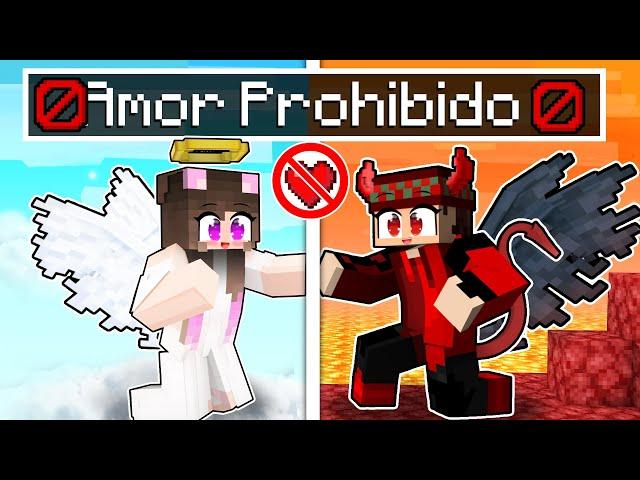 UN ANGEL y un DEMONIO se ENAMORAN en MINECRAFT  con SILVIOGAMER