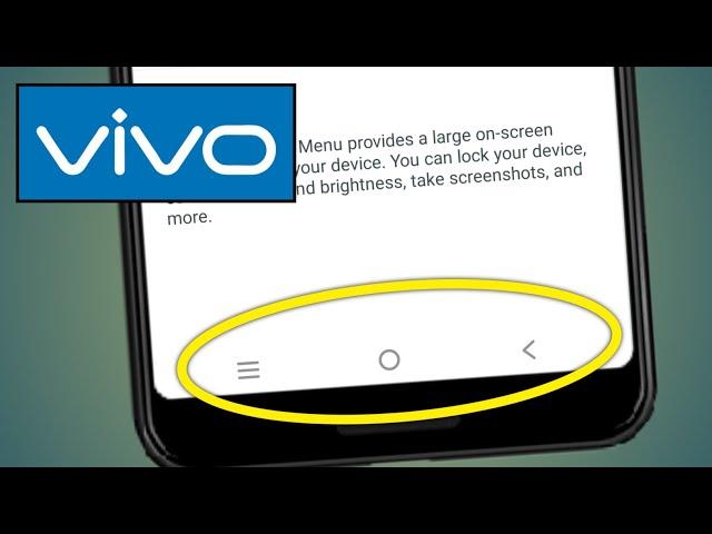 Vivo Back Button Settings | Vivo Mobile Back Button Settings | Vivo Phone Back Button Settings