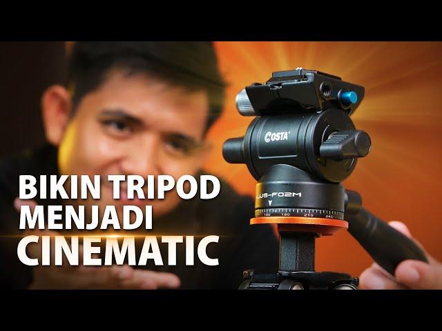 Fluid Head Murah Bikin Tripod Apapun Bisa Sinematik | Costa Alus F02M