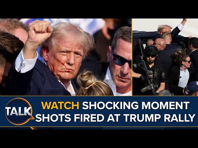 WATCH: Shocking Moment Shots Fired At Donald Trump Rally Leaving One Dead