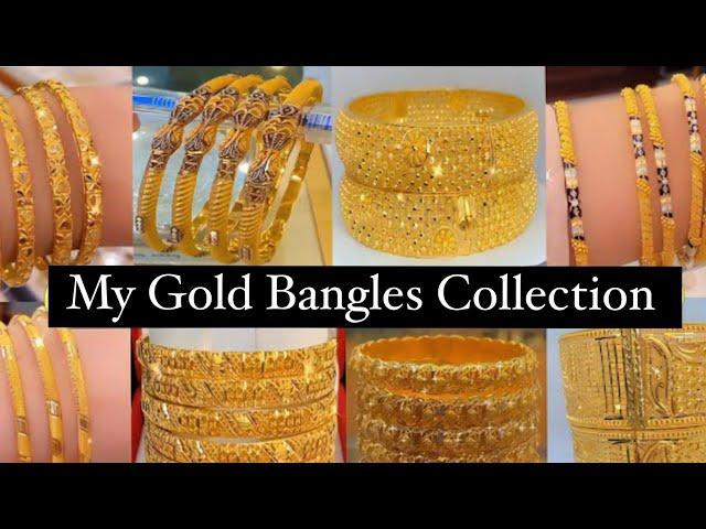 My Gold Bangles And Bracelets Collection