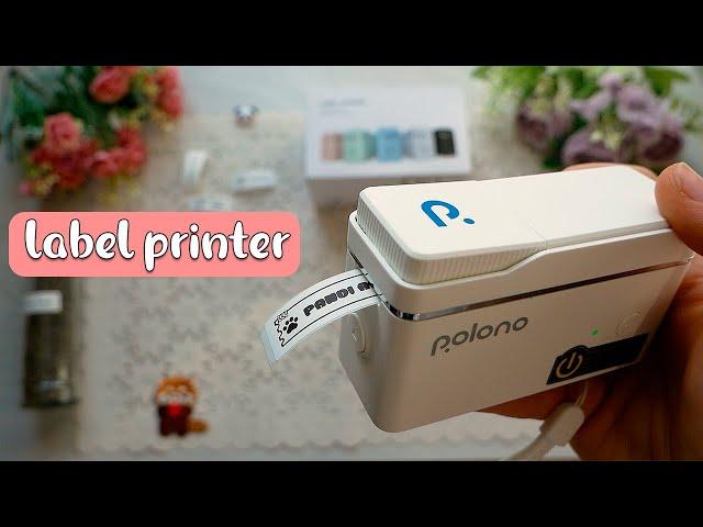 Mini Label Printer Polono P31S - Unboxing and Review | Thermal printer no ink