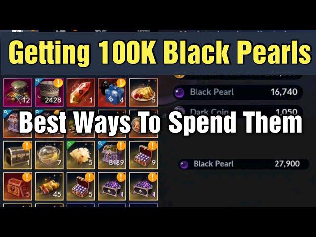 Black Desert Mobile Getting 100K Black Pearls & Best Ways To Spend Them!?