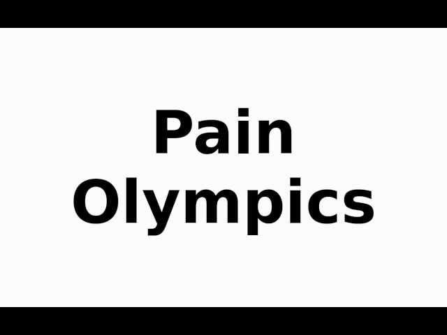 Online Shock Videos - PainOlympics - with Link (pain olympics)