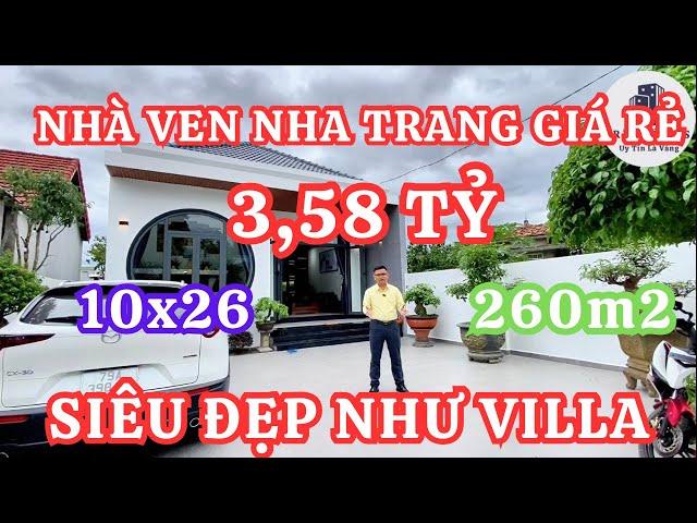 TẾT ĐẾN mua căn nhà vườn ven Nha Trang đẹp như villa 3,58 tỷ 260m2 mặt tiền 10m cho cô chú lớn tuổi