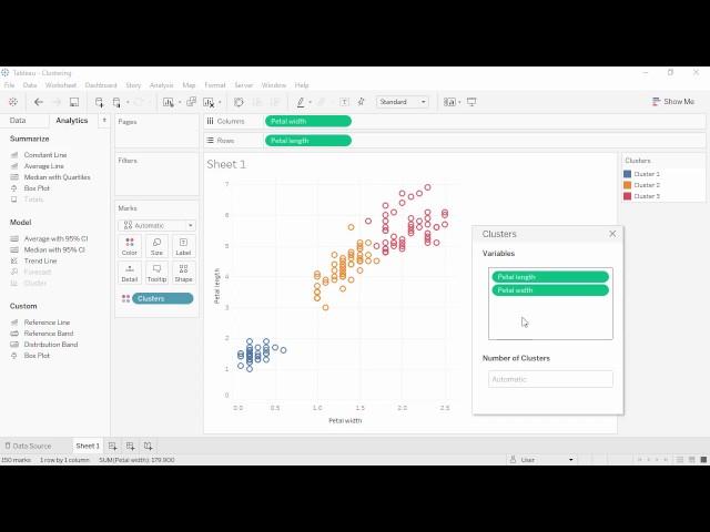 Clustering in Tableau