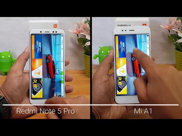 Xiaomi Redmi Note 5 Pro vs Xiaomi Mi A1 Speedtest Comparison