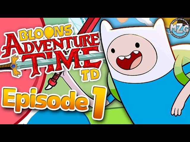 Bloons Adventure Time TD Gameplay Walkthrough - Episode 1 - Finn & Jake vs. Bloons! (iOS, Android)