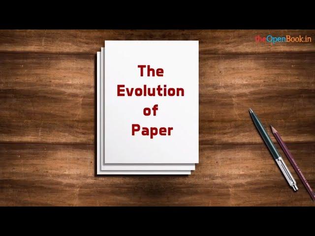 The invention of Paper | The Open Book | Education Videos