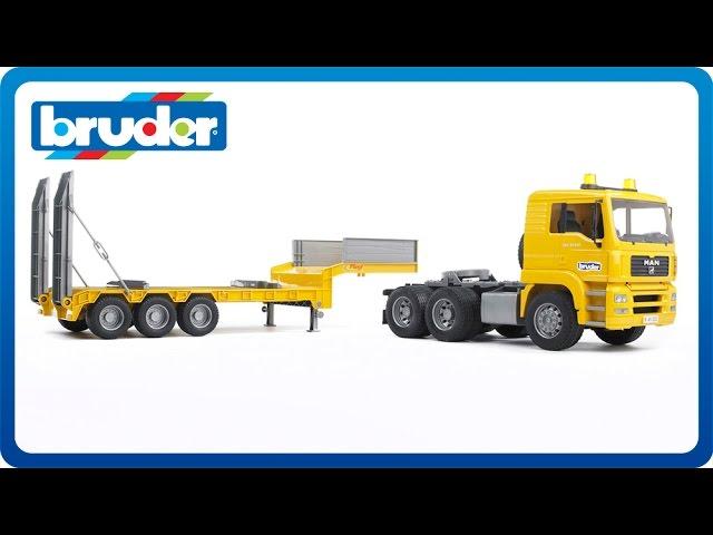 Bruder Toys MAN TGA Low Loader Truck #02775