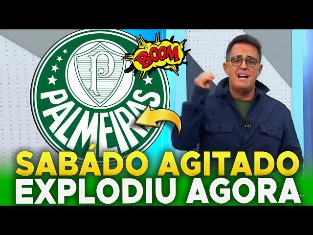  SÁBADO AGITADO! VERDÃO ACABA DE CONFIRMAR! NINGUÉM ESPERAVA! ÚLTIMAS NOTÍCIAS DO PALMEIRAS