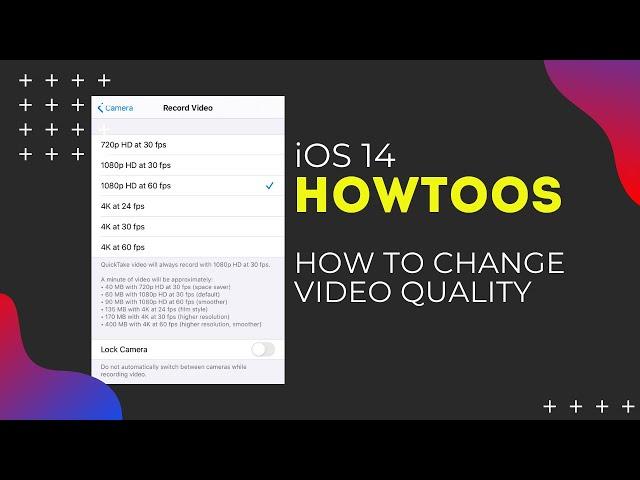 HowToOS - How to Change Default Video Quality on iPhone