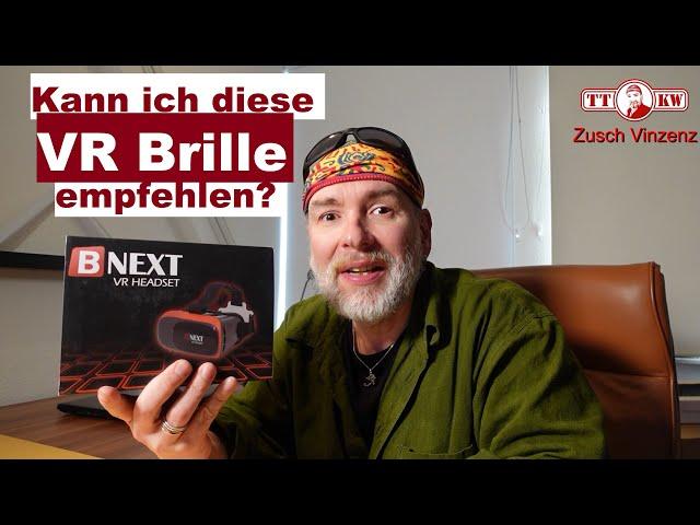 Die Beste VR Brille 2024? BNext Virtual Reality Smartphone Headset für iPhone/Android. Test deutsch