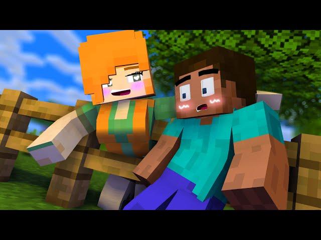 I'm Stuck! I need help! ALEX and STEVE Life - minecraft animation